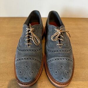 Smoke Blue Suede Limited Addition Allen Edmonds Dress Shoe